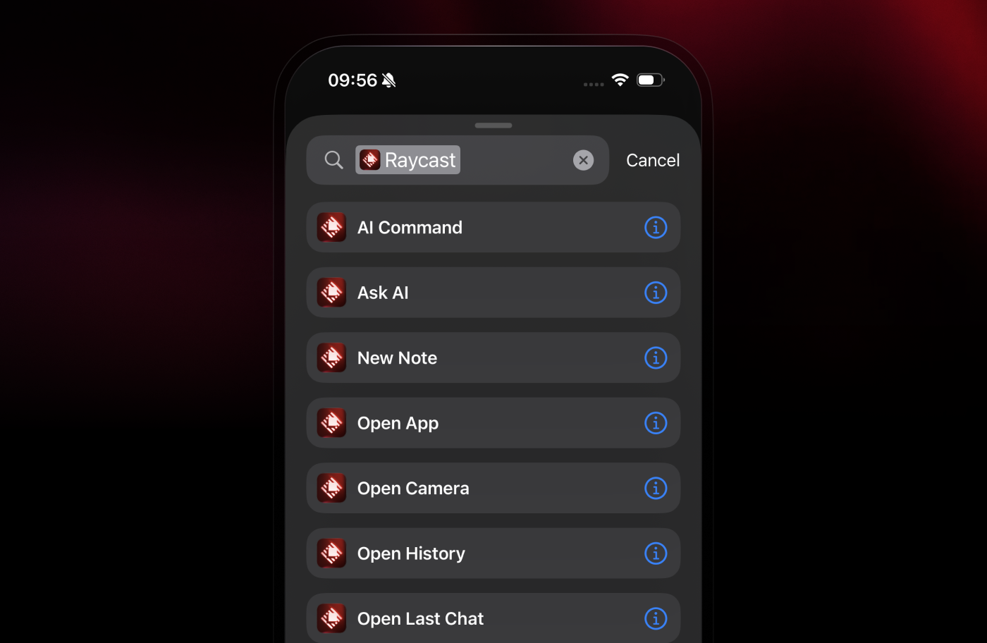 Custom Shortcut combining Raycast actions