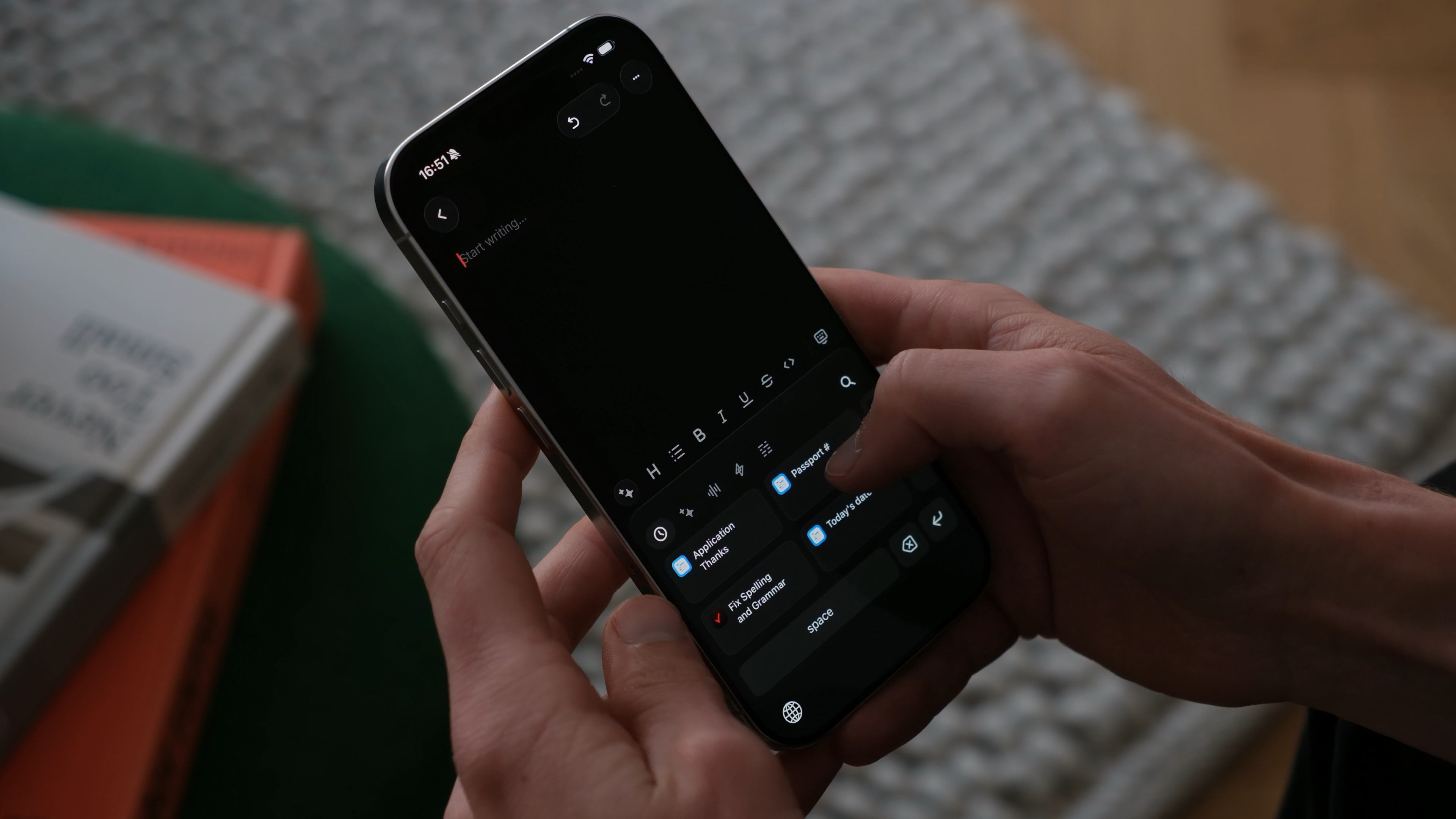 Recents tile on the Raycast iOS keyboard